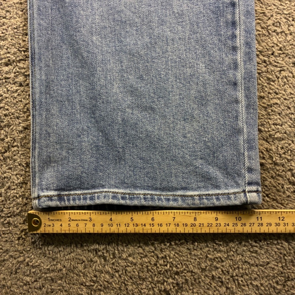 Kancan High Rise Wide Leg Flare Light Wash Trouser Jeans Size 10 - Picture 11 of 11